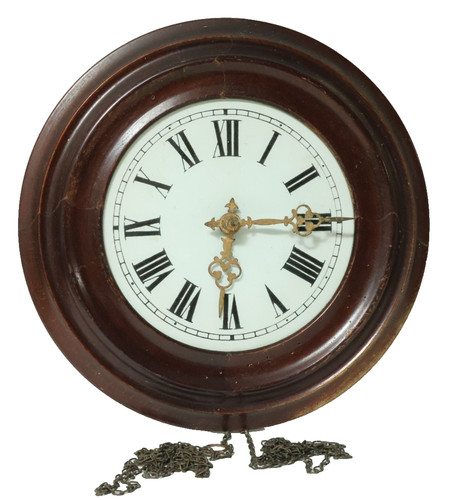 Vecchio orologio parete - vecchio,