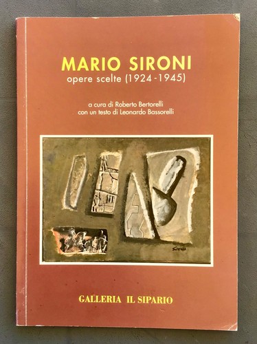 Catalogo mario sironi - catalogo, di