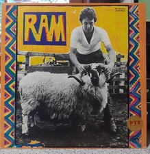 Paul McCartney Ram Apple Japan Vinyl LP 1971 VG+
