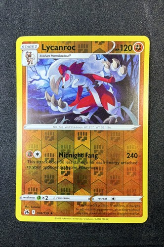 Lycanroc 074 159 corona zenith - lycanroc, 074/159
