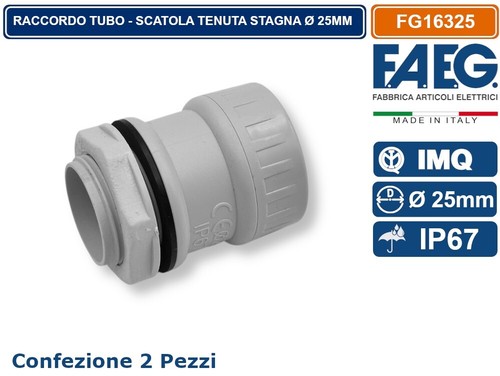 2pz raccordo tubo scatola - 2pz,
