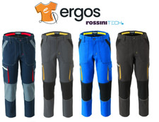 ROSSINI Pantalone Stretch ULTRAFLEX Inserto Rifrangente da Lavoro Cotone A00228