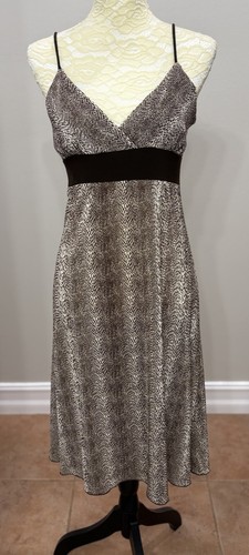 Abito vintage donna marrone