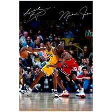 Poster Kobe Bryant vs Michael