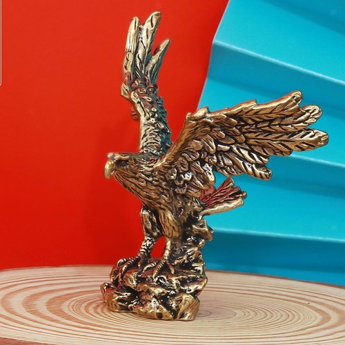 Statua aquila ottone - statua, di