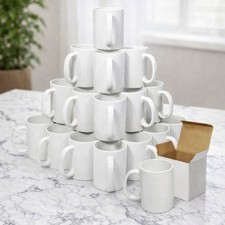 36 Cups 350ml Matte White