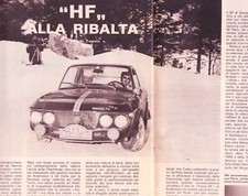 ARTICOLO 1967 LANCIA HF ALLA RIBALTA RALLY MONTECARLO MUNARI CAPO NORD FULVIA ..