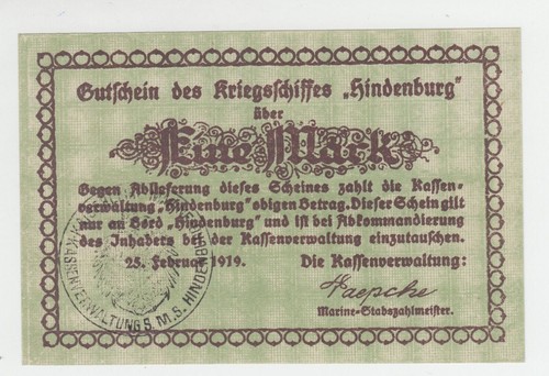 1919 germania 1 mark - 1,