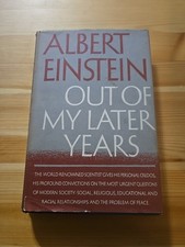 Albert Einstein  Out of My Later Years 1950  First Edition 