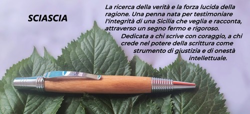 Penna artigianale legno - penna,