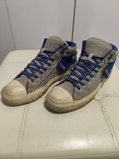 Converse Chuck Taylor All Star in tela grigia e blu - Tg 40