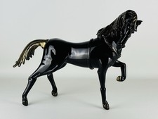 Scultura Cavallo Nero In Vetro