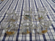 6 BICCHIERINI DA LIQUORE , Altezza 6,5 cm + 5 Bicchieri a Calice da Liquore