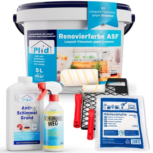 Set vernice antimuffa - 5, l