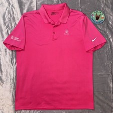Nike Golf Shirt Rosa Large