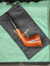 Pipa Mastro De Paja 3B Fatta A Mano 1978, Vera In Argento 925