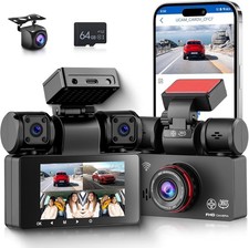 Dashcam Auto 4 Canali 360°