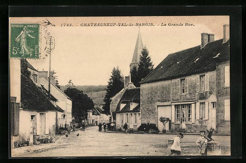 Cpa chateauneuf val bargis - cpa, chateauneuf-val-de-bargis