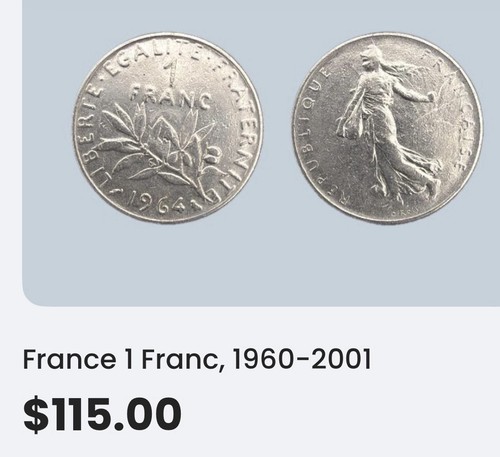Monnaie franc 1964 - monnaie, 1