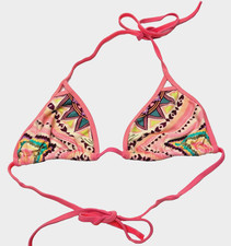 Top bikini triangolo stringato