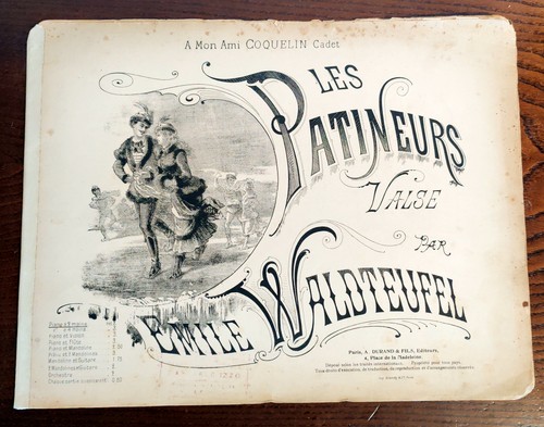 Les patineurs valse spartito - valse,