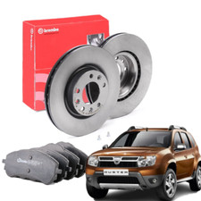 KIT DISCHI E PASTIGLIE ANTERIORI BREMBO DACIA DUSTER 1.5 DCI 1.6
