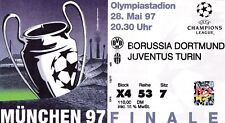 Calcio/Football Biglietto Stadio Finale Champions League 1997 JUVENTUS-BORUSSIA