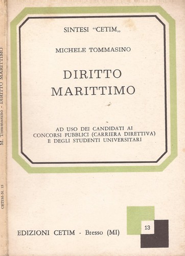 Diritto marittimo 1966 - diritto, .