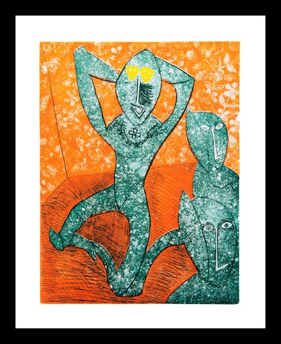 Enrico baj serigrafia - baj, - serigrafia 