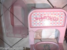 SEGGIOLONE e VASCHETTA per bambola NENUCO Lavatoio Sediolone Vasca Sedia Lavabo