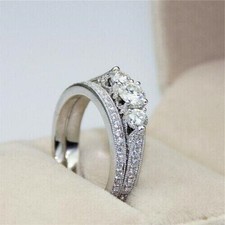 Anello da sposa in oro bianco