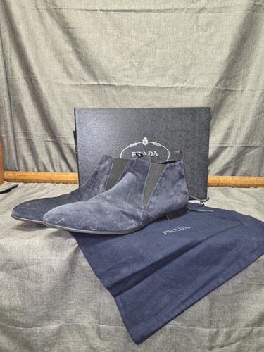 Scarpe prada blu scamosciate - prada,