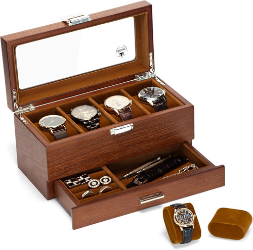 Porta orologi legno 4 - in,