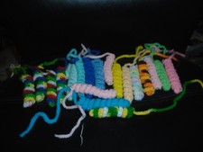 LOT OF 19 HANDMADE CROCHETED