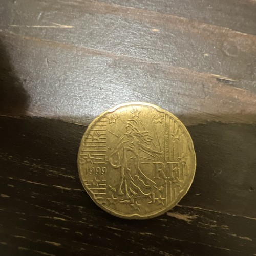 Moneta francia 20 - moneta, (rf)