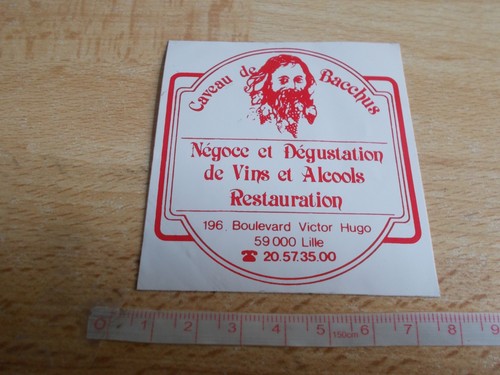 Autocollant caveau bacchus - autocollant,