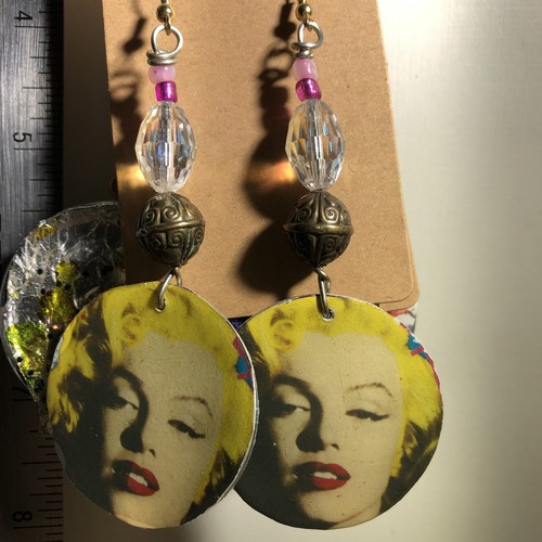 Marilyn monroe orecchini - marilyn, monroe,