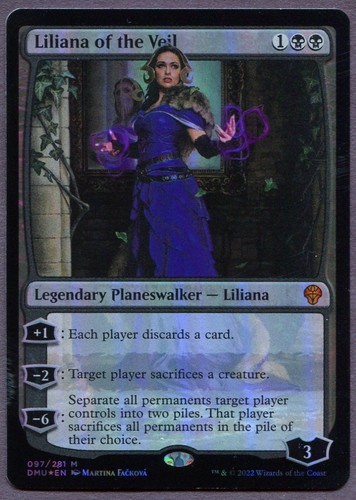 Mtg liliana the veil foil - mtg,