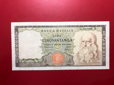 50.000 LIRE LEONARDO DA VINCI