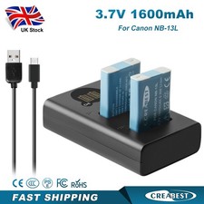 2x NB-13L NB13L batteria +