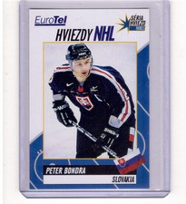 PETER BONDRA 1998 EUROTEL HVIEZDY NHL NAGANO OLYMPICS SLOVAKIA HOCKEY CARD SP
