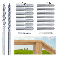 Muzata 40Pack 1/8" Swage Lag