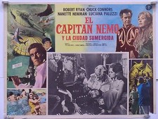 EL CAPITAN NEMO Y LA CIUDAD SUMERGIDA fotobusta originale ediz. spagnola 1969