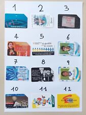 120 Schede carte telefoniche prepagate SIP / Telecom Italia