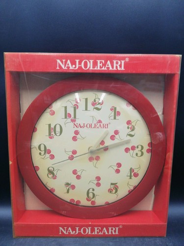 Orologio parete bianco rosso - orologio,