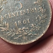 Raro centesimi 1861 b - raro,
