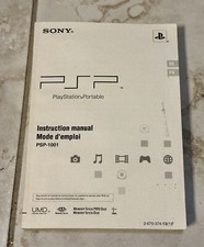 Sony Playstation Portable PSP-1001 Instruction Manual Only!