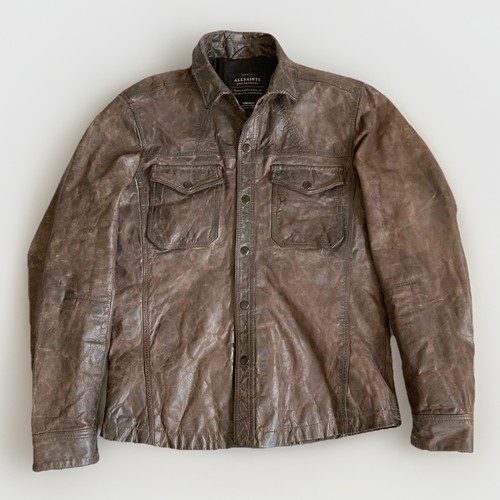 Giacca camicia pelle all - giacca,