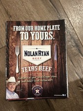 NOLAN RYAN TEXAS BEEF Ad 8”