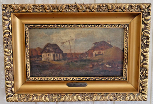 Dipinto epoca paesaggio - dipinto,